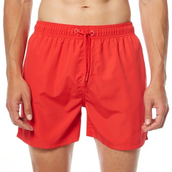 Bruno Banani Badebukser 2 0 Swim Boxer Wave Rød polyester Medium Herre