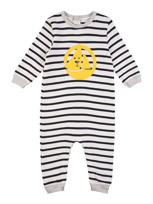 PETIT BATEAU Overall  gul / antracit / hvid