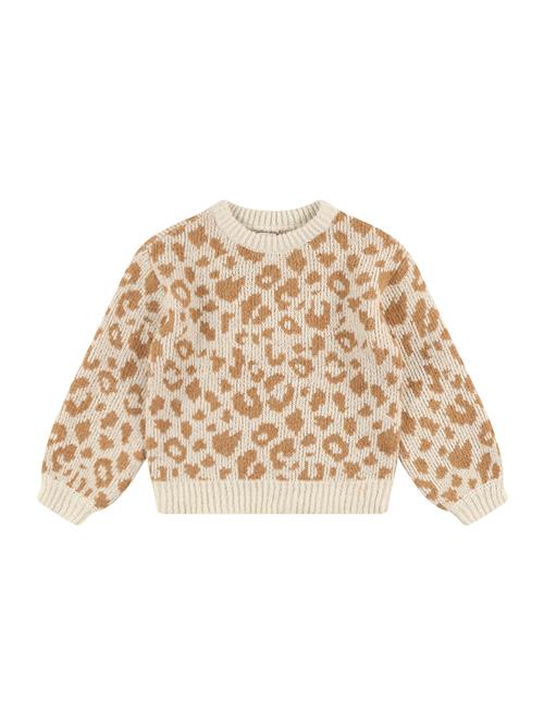 Vero Moda Girl Pullover 'Vmzelmaleo'  beige / lysebrun