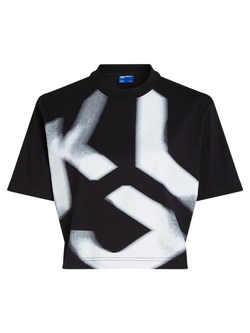 Se KARL LAGERFELD JEANS Shirts  sort / hvid ved About You