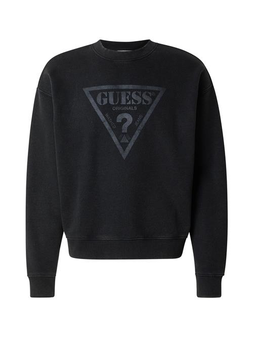 GUESS Originals Sweatshirt  grå / sort