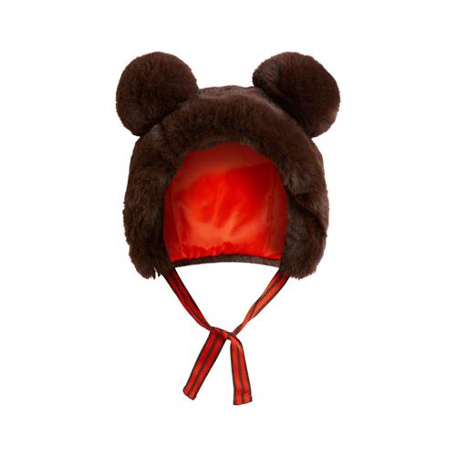 Mini Rodini Faux Fur Ear Hat Brown | Brun | 44/46 cm