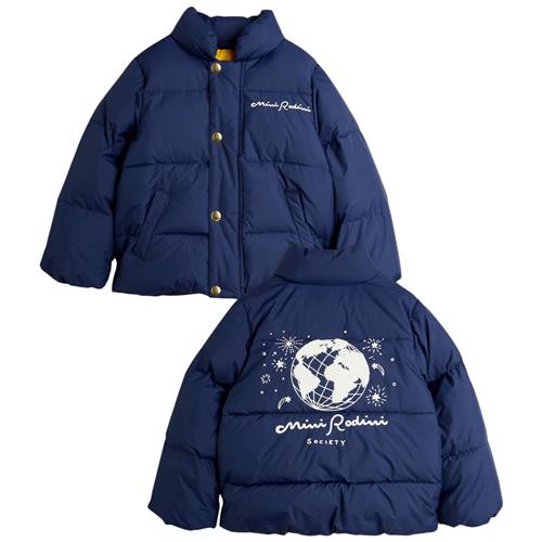 Mini Rodini Mini Rodini Society City Puffer Jacket Blue | Marine blå | 116/122 cm