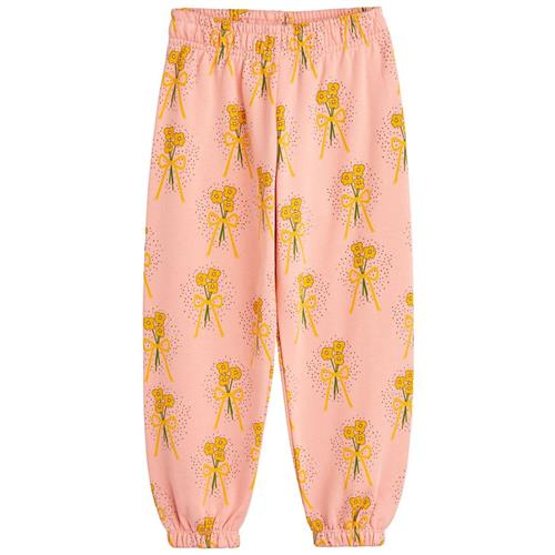 Mini Rodini Winter Flowers Aop Sweatpants Pink | Lyserød | 104/110 cm