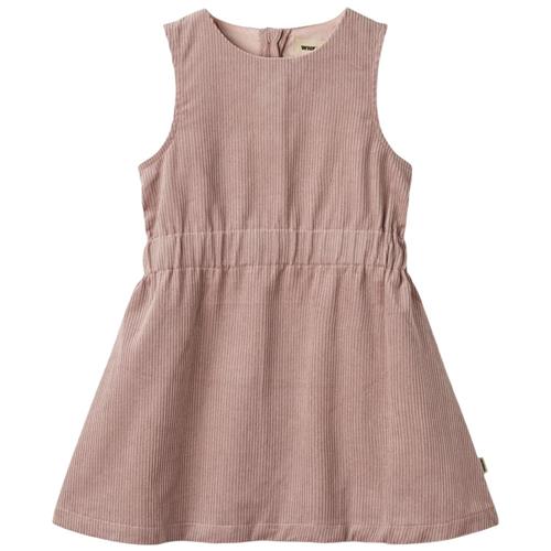 Se Wheat GOTS Agnete Kjole Dry Rose 116 cm  Lyserød  116 cm  kvinde ved Babyshop