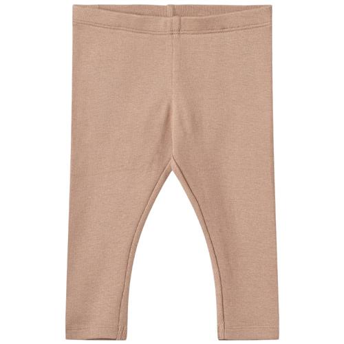 Se Wheat Maddy Ribbede Baby-leggings Nougat Rose 62 cm  Lyserød  62 cm  Unisex ved Babyshop