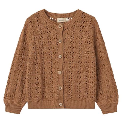 Wheat GOTS Celia Cardigan Caramel | Brun | 116 cm