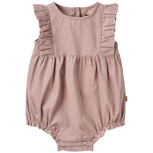 Wheat GOTS Emmaline Romper Dry Rose | Lyserød | 86 cm