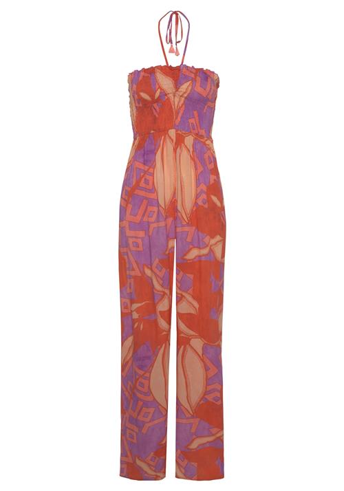 LASCANA Jumpsuit  gul / lilla / pink / rød