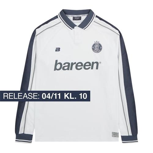 Bareen Football Away L/s Tee Hvid