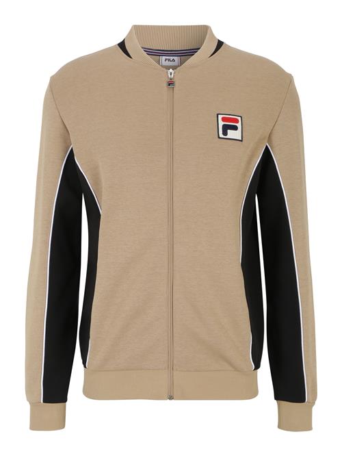 Se FILA Sweatjakke 'LINCOLN'  beige / sort / hvid ved About You