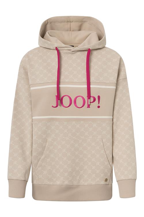 JOOP! Sweatshirt  beige / mørk pink / hvid