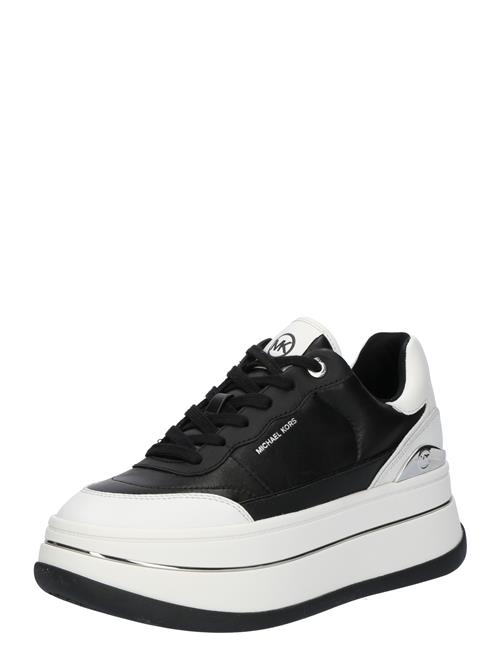 MICHAEL Michael Kors Sneaker low 'HAYES'  sort / sølv / hvid