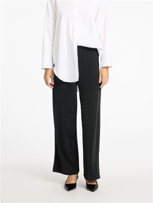 SELECTED FEMME Bukser  sølvgrå / sort