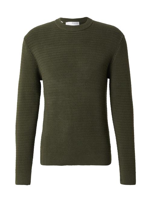 SELECTED HOMME Pullover 'SLHTheo'  oliven