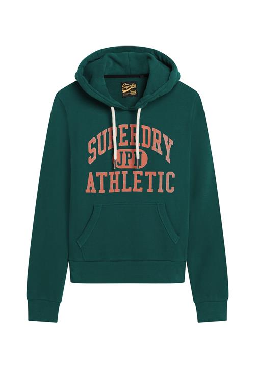 Superdry Sweatshirt  mørkegrøn / orange