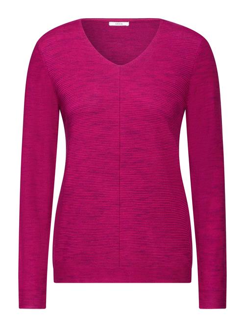 CECIL Pullover  mørk pink