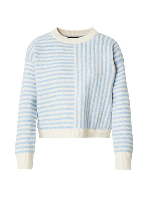 Se VERO MODA Pullover 'VMURANUS'  beige / lyseblå ved About You