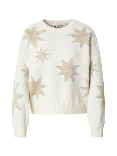 ONLY Pullover 'ONLROSIE'  beige / guld