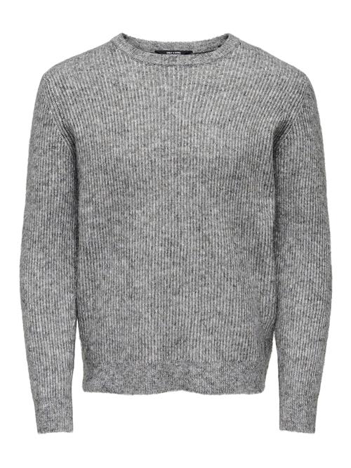 Only & Sons Pullover 'ONSTEGAN'  grå-meleret