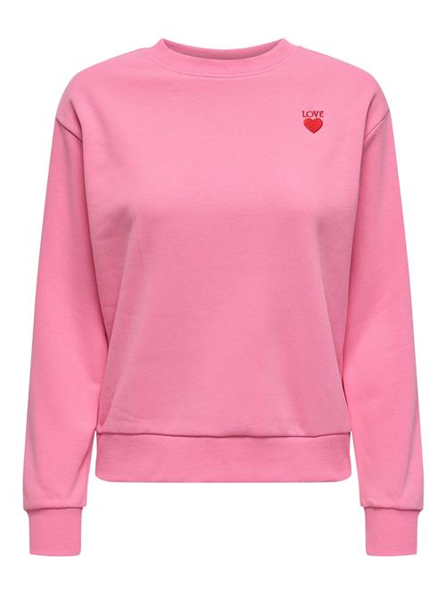 JDY Sweatshirt 'JDYPARIS'  lys pink / rød