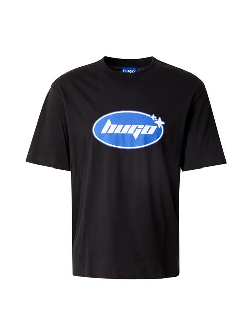 HUGO Bluser & t-shirts 'Nugoclean'  blå / sort / hvid