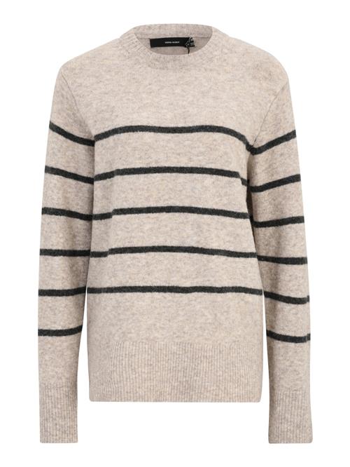 Vero Moda Tall Pullover 'VMFLAWLESS'  beige-meleret / sort