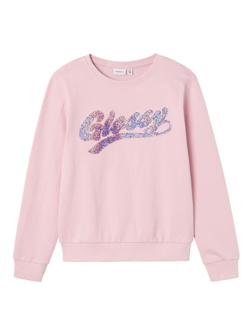 NAME IT Sweatshirt 'NKFSISTRINE'  blå / lyserød