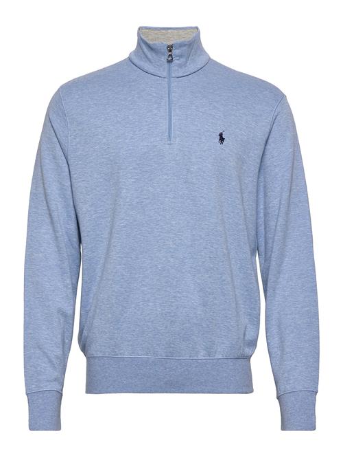 Se Polo Ralph Lauren Luxury Jersey Quarter-Zip Pullover Polo Ralph Lauren Blue ved Booztlet