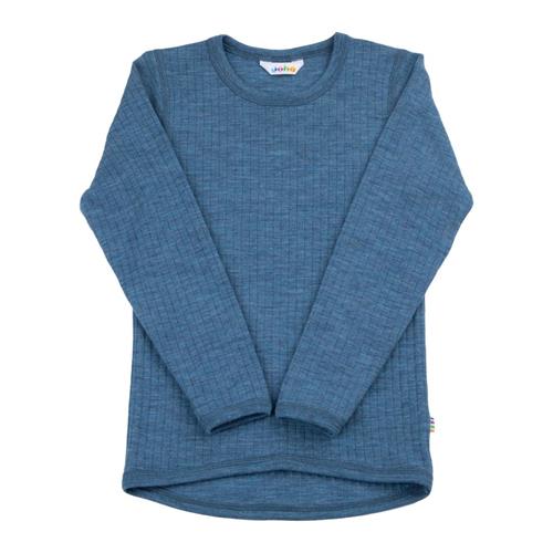 Se Joha Shirt l.s. basic-Blue | Blå | 120 cm ved Babyshop