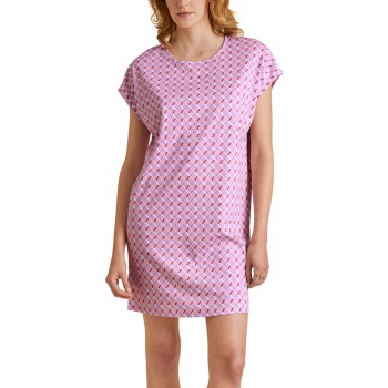 Calida Daylight Dreams Sleepshirt Rosa bomuld Large Dame