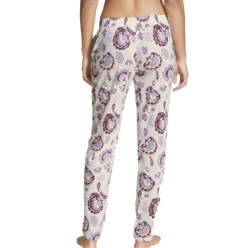 Calida Favourites Elegance Pants Hvid Mønster  bomuld X-Small Dame