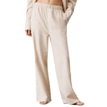 Calvin Klein Flannel Sleep Pant Beige bomuld X-Large Dame