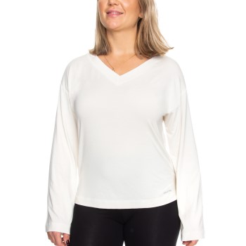 Calvin Klein Modal Coord LS Top Benhvid modal Large Dame