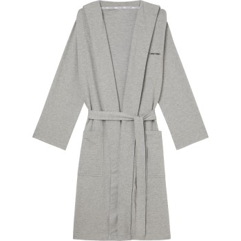 Calvin Klein Modern Cotton Lounge Robe Grå S/M Herre