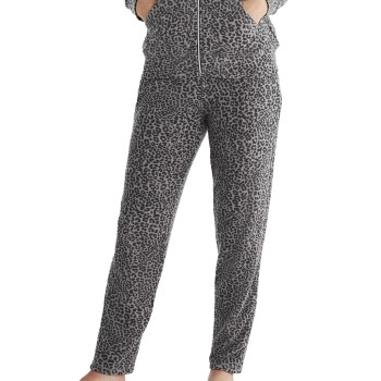 Se Damella Knitted Lounge Pants Leopard Small Dame ved Timarco