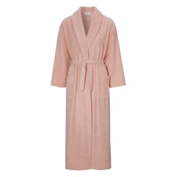 Damella Soft Velour Terry Robe Rosa Medium Dame