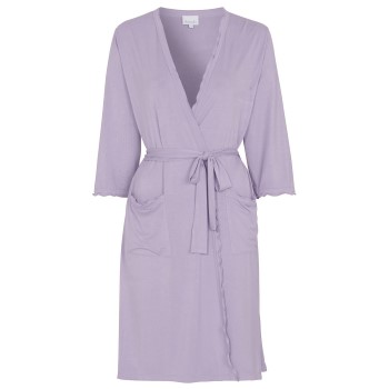 Damella Viscose Plain Wave Robe CL2 Lavendel Bambus Small Dame