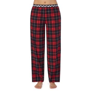 DKNY Homewear DKNY 100 DKNY Pant Rød/Sort bomuld Large Dame