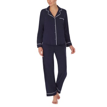 DKNY New Signature Pyjama Set Marineblå Medium Dame