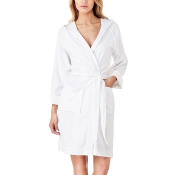 Se DKNY Homewear DKNY New Signature Robe 259 Hvid Small Dame ved Timarco