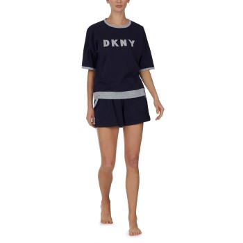 DKNY New Signature Sleep Set Marineblå Large Dame