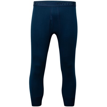 Dovre Three Quarter Long Johns Mørkblå bomuld Medium Herre