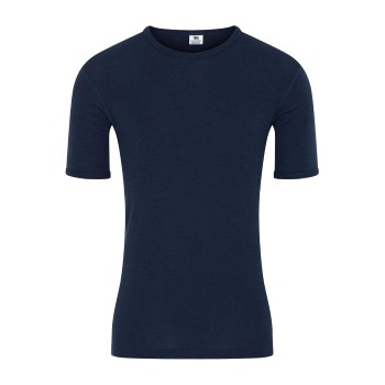 Dovre Wool T-shirt Marineblå merinould Medium Herre