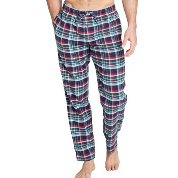 Se Jockey Pants Flannel Blå/Grøn bomuld XX-Large Herre ved Timarco