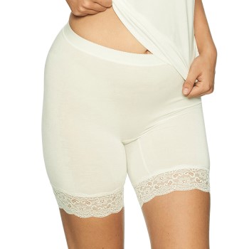 Se Lady Avenue Bamboo Short Leggings With Lace Benhvid Bambus Small Dame ved Timarco