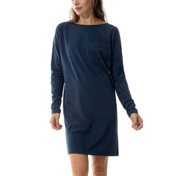 Mey Tessie Nightshirt Marineblå Small Dame