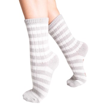 PJ Salvage Strømper Cosy Socks Gråstribet One Size Dame