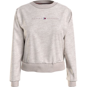 Se Tommy Hilfiger Tonal Logo Lounge Sweatshirt Beige Medium Dame ved Timarco