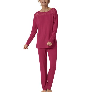 Triumph Lounge Me Amourette Pyjamas Hindbærrød viskose 38 Dame